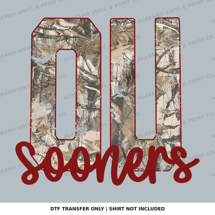 Oklahoma Mossy Oak U Alabama Vinyl