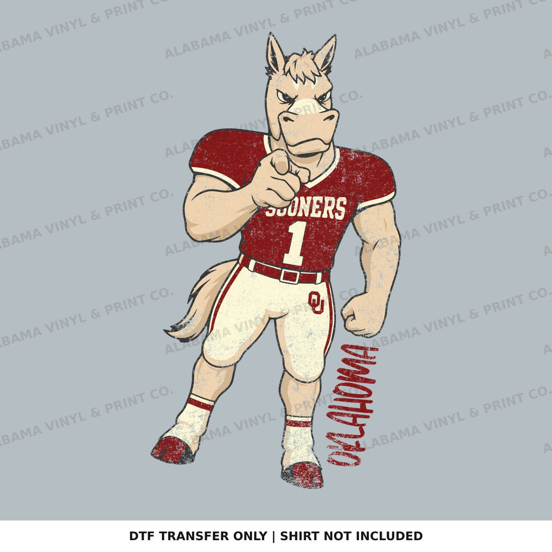 Oklahoma Sooners Bigs Alabama Vinyl