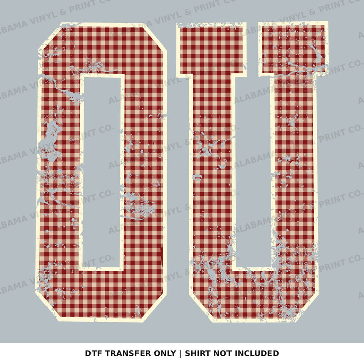Oklahoma Gingham U Alabama Vinyl