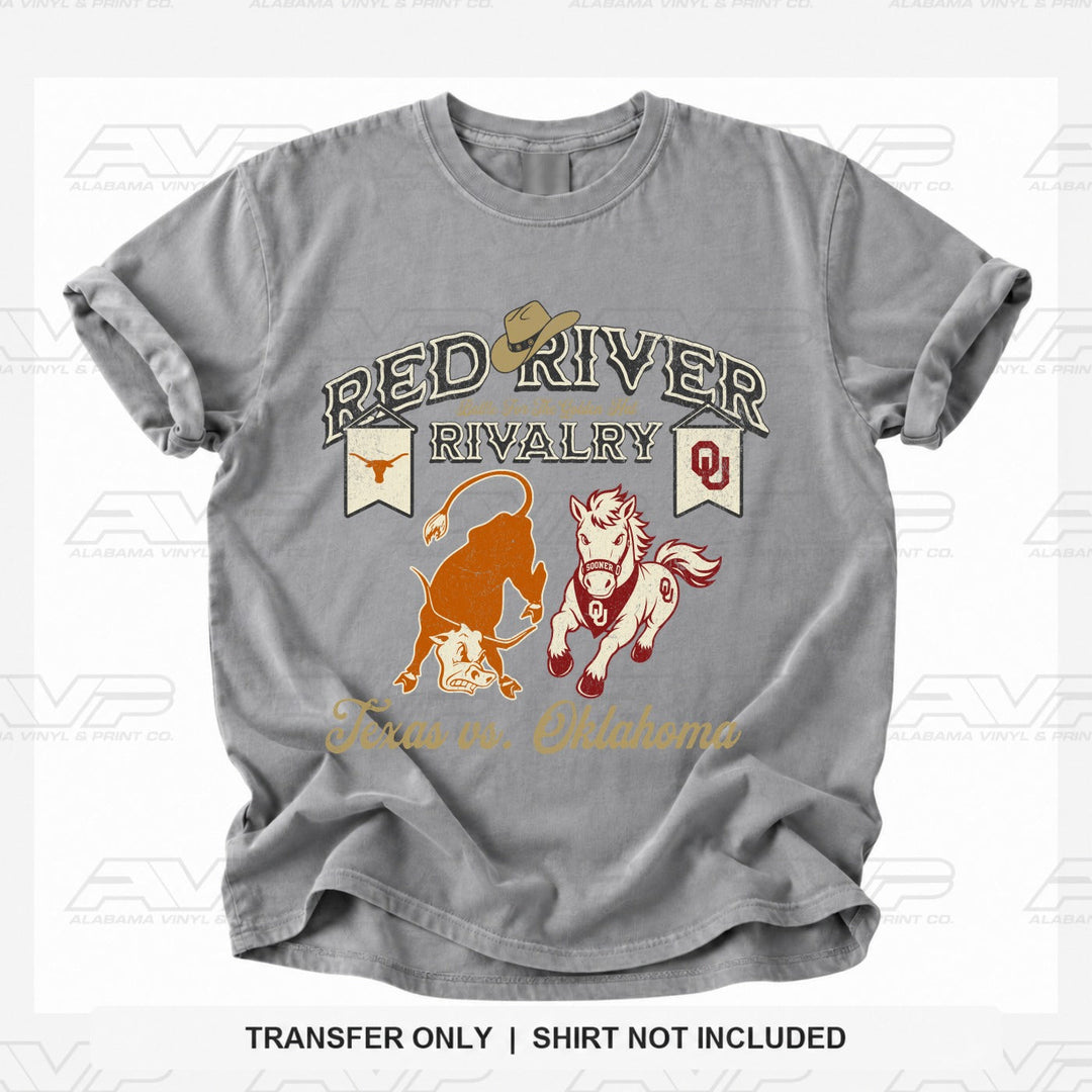 Texas Oklahoma Red River Rivalry Alabama Vinyl