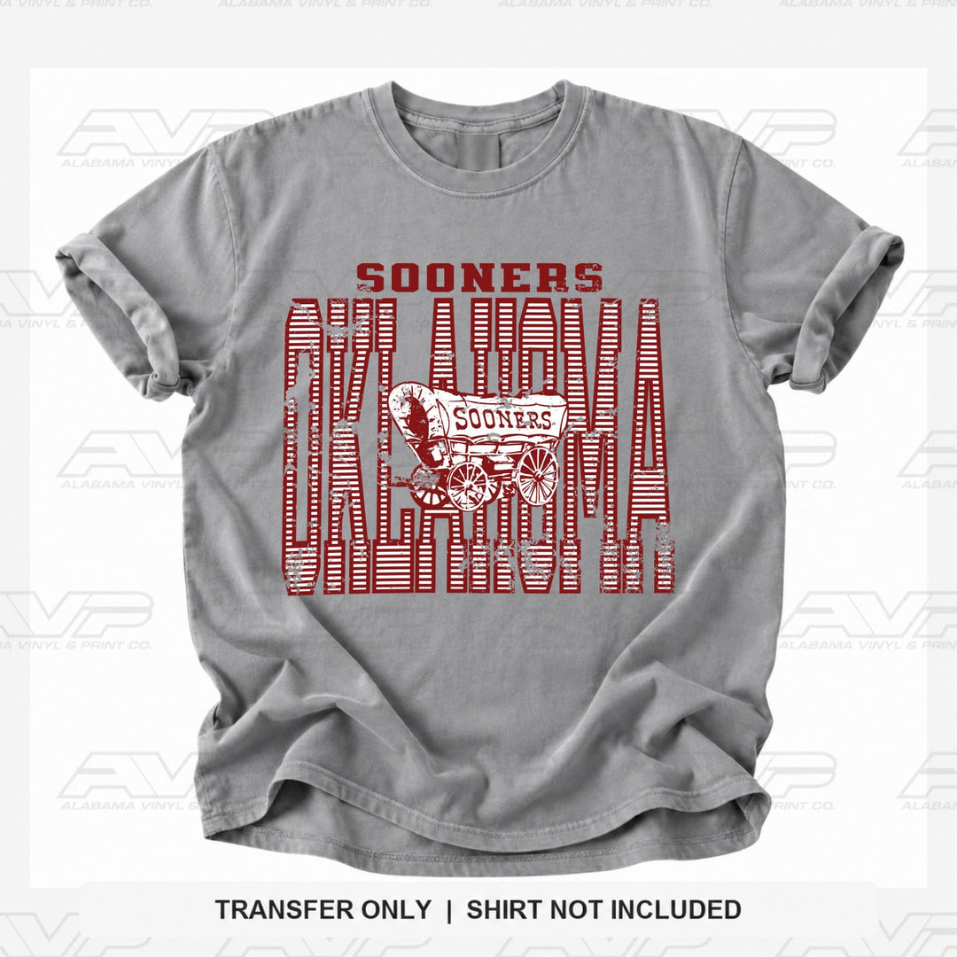 Oklahoma Stripes Alabama Vinyl