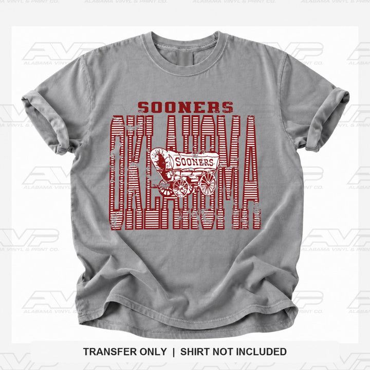 Oklahoma Stripes Alabama Vinyl