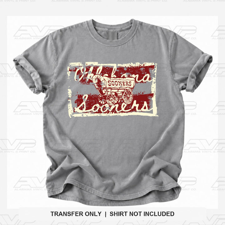 Oklahoma Tattered & Torn Alabama Vinyl