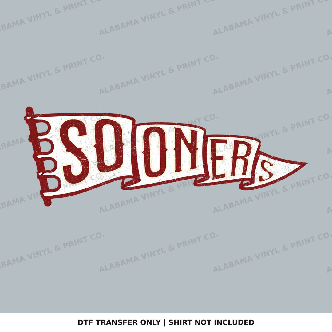 Oklahoma Pennant Alabama Vinyl