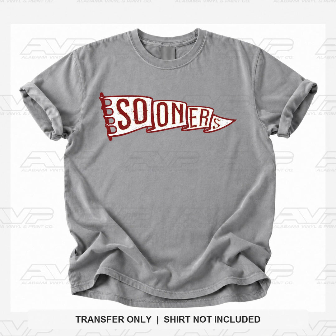 Oklahoma Pennant Alabama Vinyl