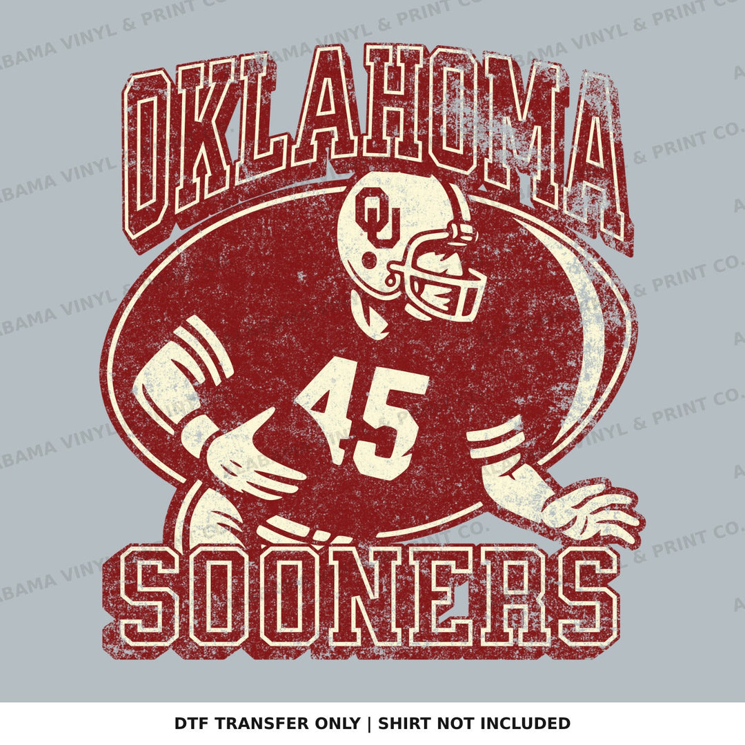 Oklahoma Sooners Alabama Vinyl