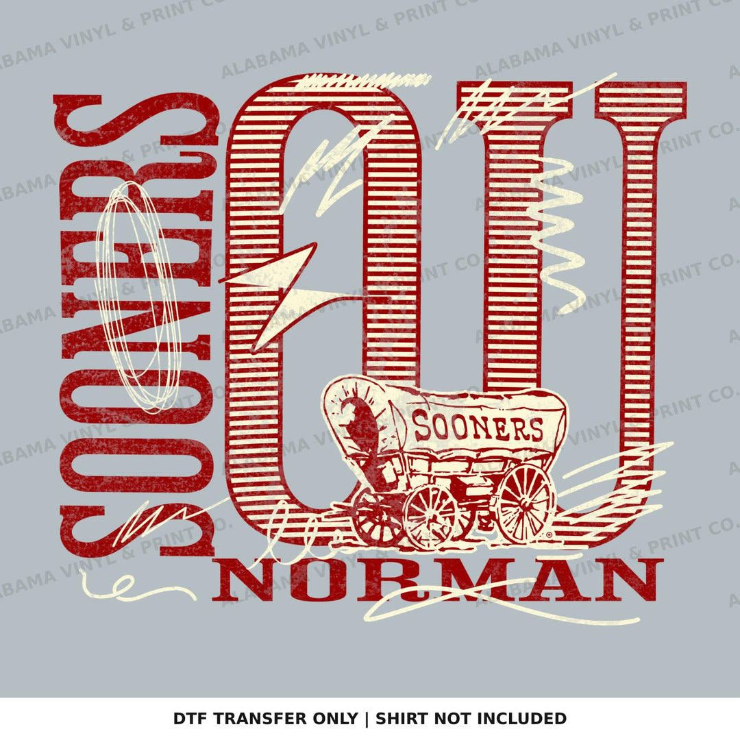 Oklahoma Sooners Norman Alabama Vinyl
