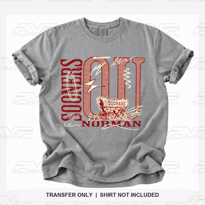 Oklahoma Sooners Norman Alabama Vinyl