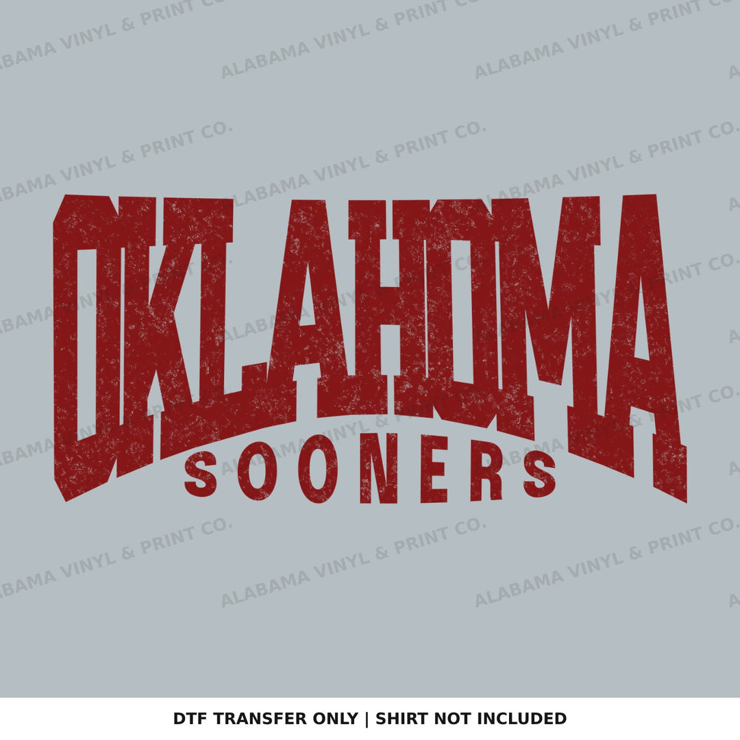 Oklahoma Sooners Alabama Vinyl