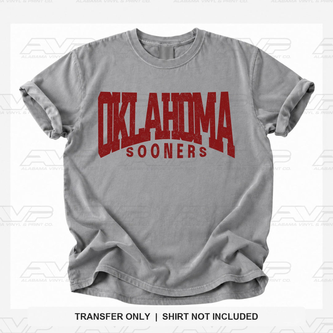 Oklahoma Sooners Alabama Vinyl