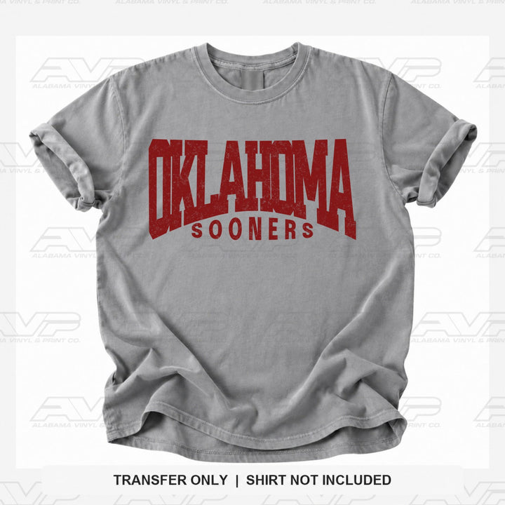 Oklahoma Sooners Alabama Vinyl