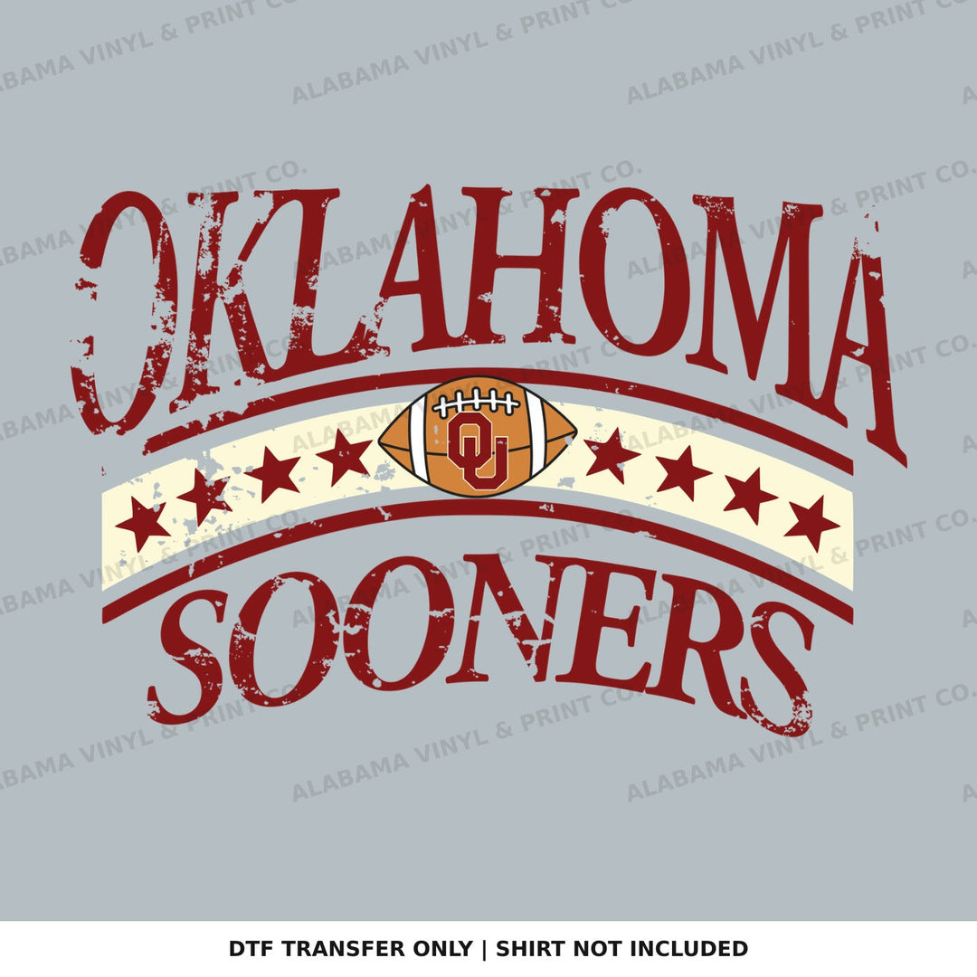 Oklahoma OU Sooners Football Alabama Vinyl