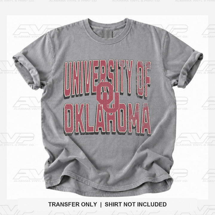 University of Oklahoma Alabama Vinyl