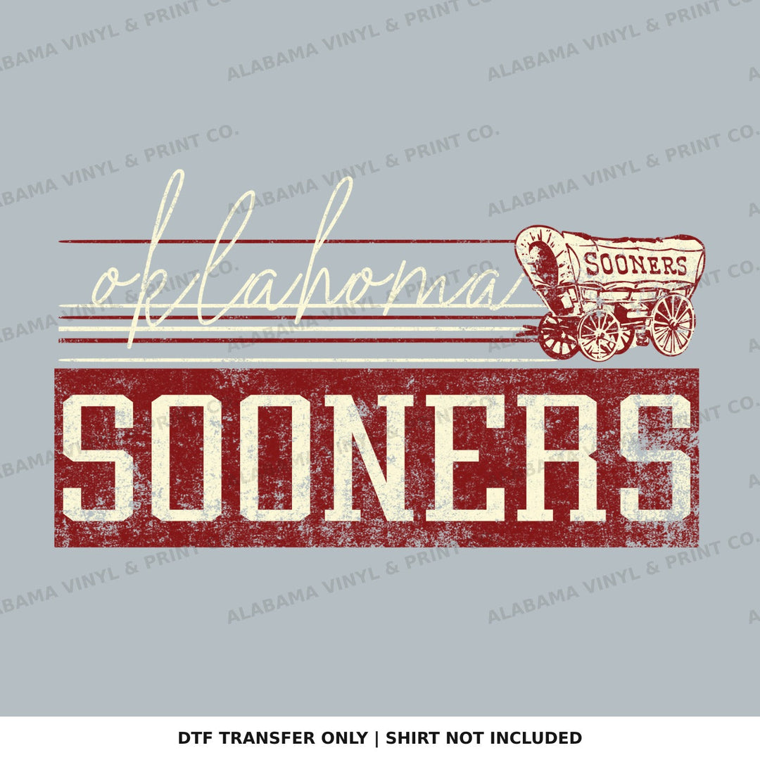 Oklahoma Sooners Retro Vibes Alabama Vinyl
