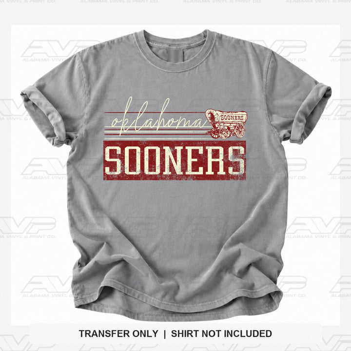 Oklahoma Sooners Retro Vibes Alabama Vinyl