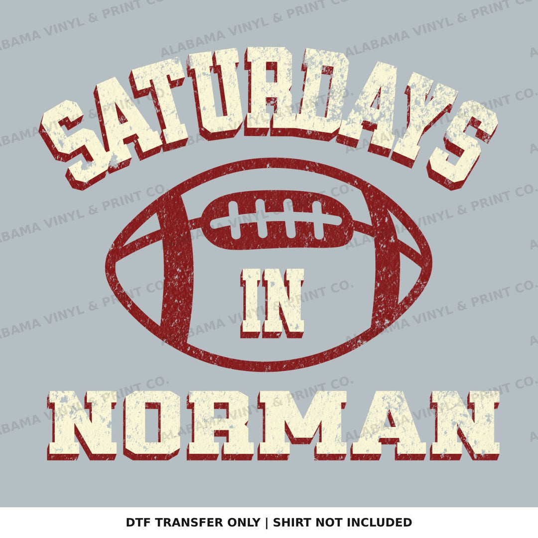 Oklahoma Saturdays in Norman Alabama Vinyl