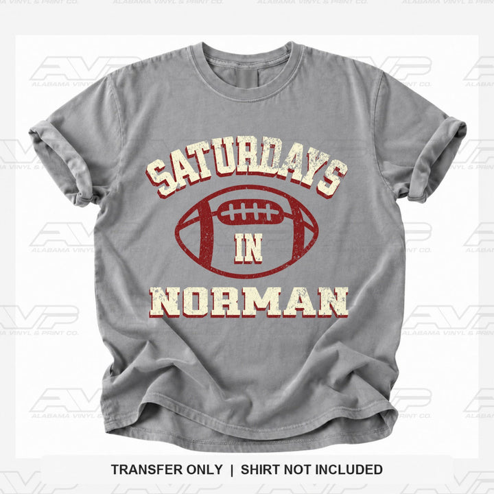 Oklahoma Saturdays in Norman Alabama Vinyl
