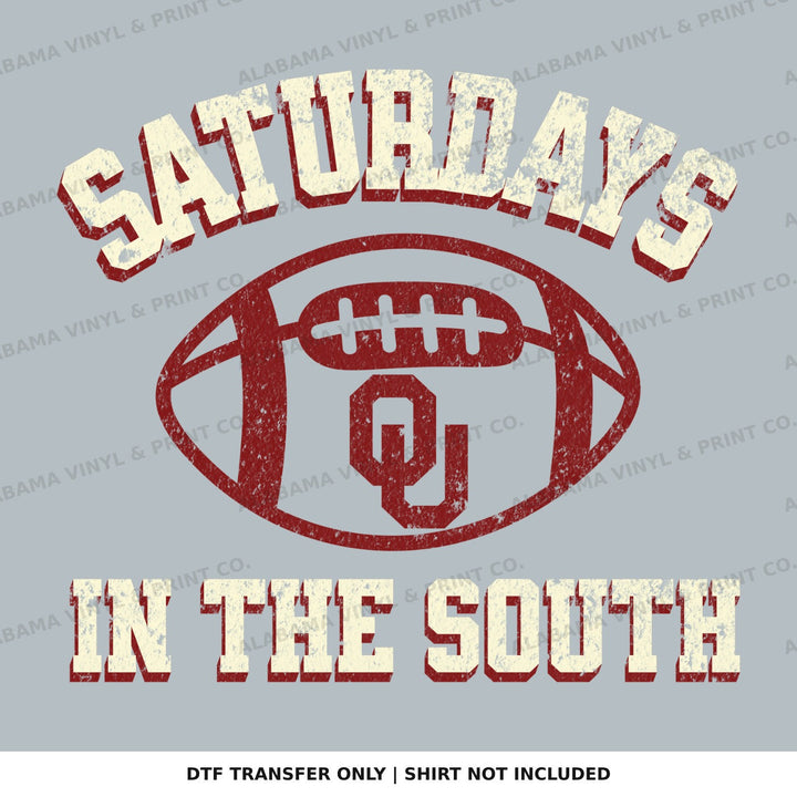 Saturdays - Oklahoma sec saturdays in the south Alabama Vinyl