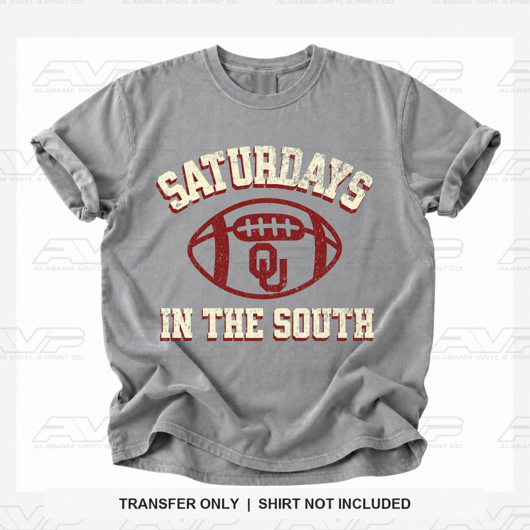 Saturdays - Oklahoma sec saturdays in the south Alabama Vinyl