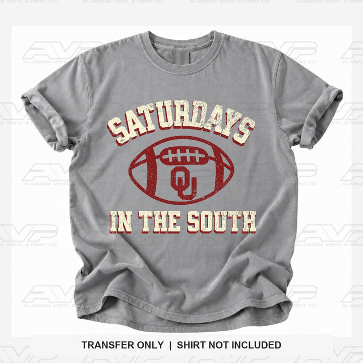 Saturdays - Oklahoma sec saturdays in the south Alabama Vinyl