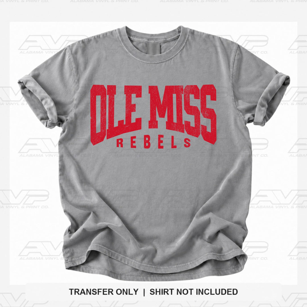 Ole Miss Rebels College Alabama Vinyl