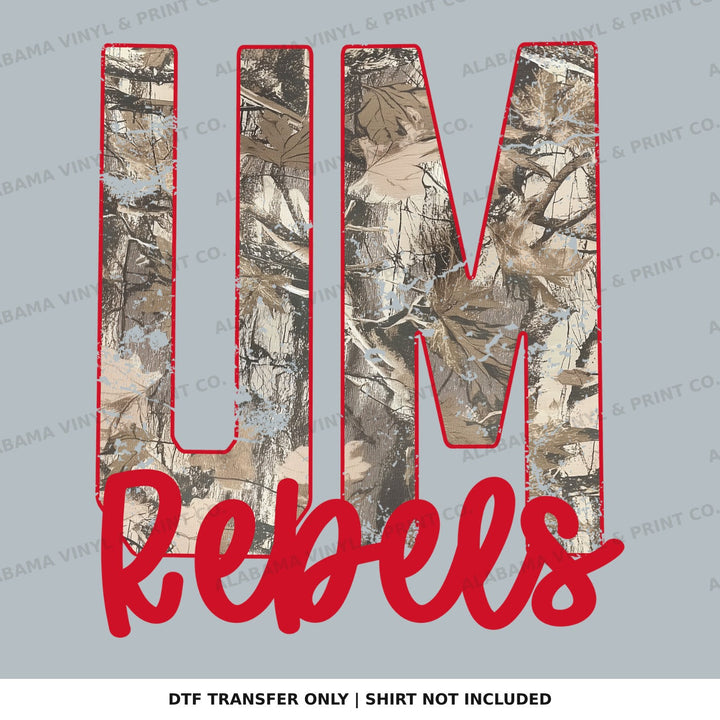 Ole Miss Mossy Oak U Alabama Vinyl