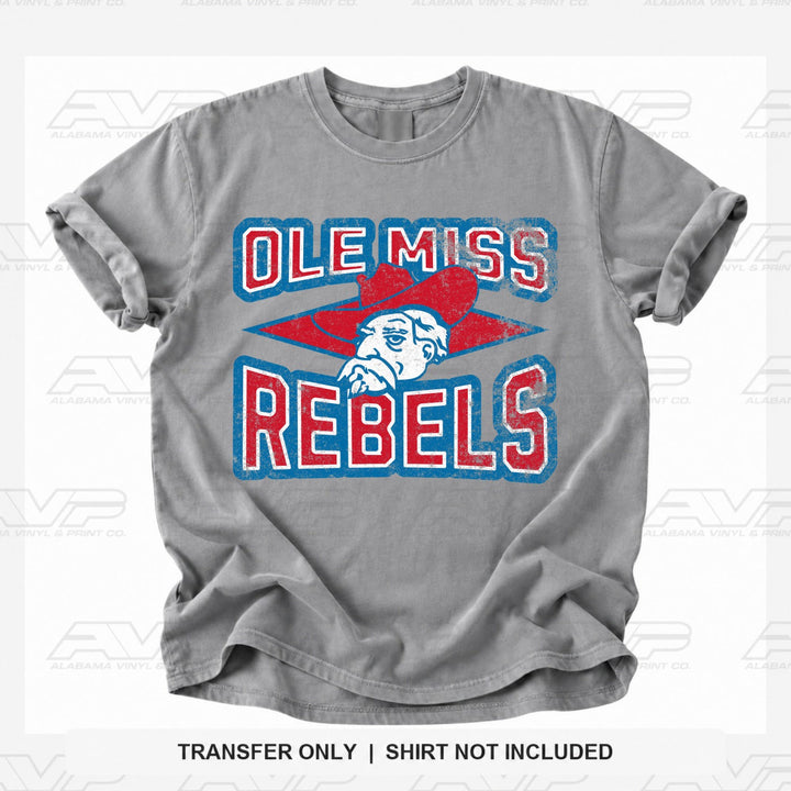 Ole Miss Rebels Diamonds Alabama Vinyl