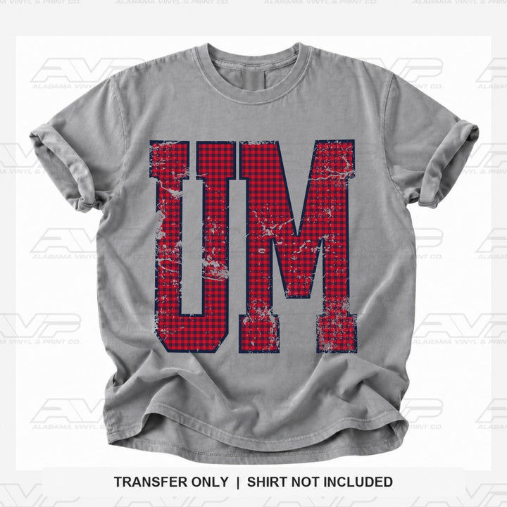 Ole Miss Gingham U Alabama Vinyl