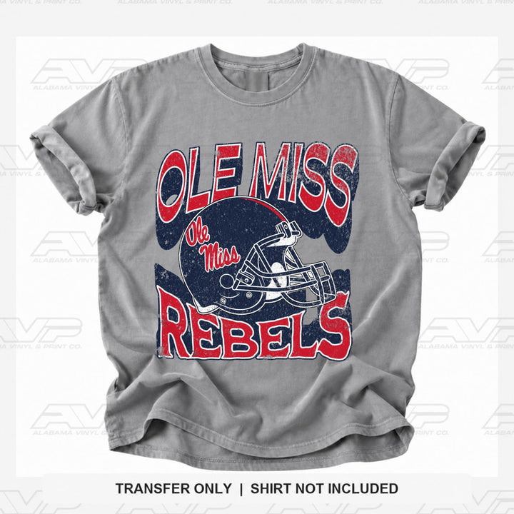 Ole Miss Helmets & Heritage Alabama Vinyl