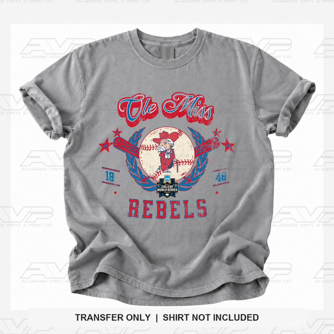 Ole Miss Ol Miss CWS 3 Alabama Vinyl