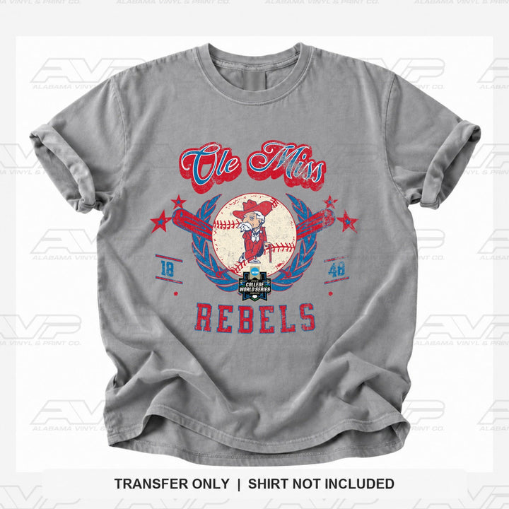 Ole Miss Ol Miss CWS 3 Alabama Vinyl