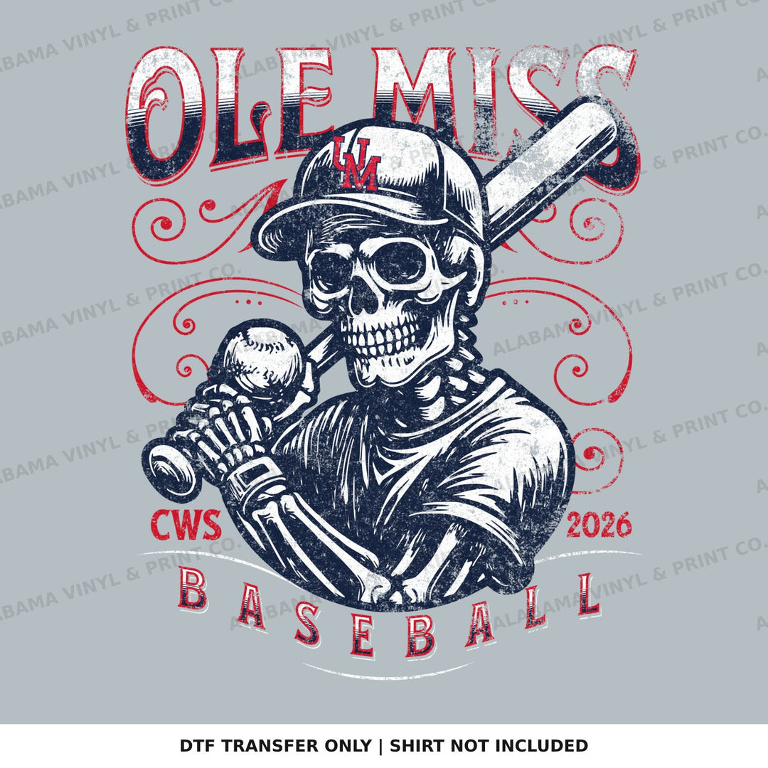 Ole Miss CWS 2 Alabama Vinyl