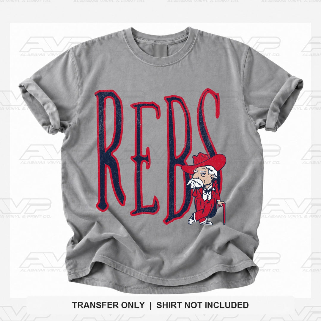 Ole Miss REbels Alabama Vinyl