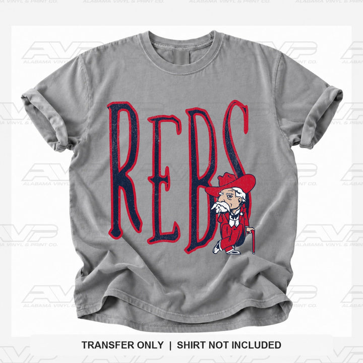 Ole Miss REbels Alabama Vinyl