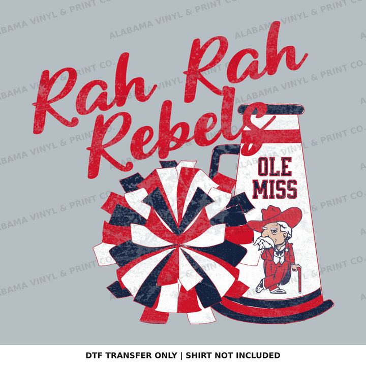 Rah Rah Rebels Ole Miss Alabama Vinyl