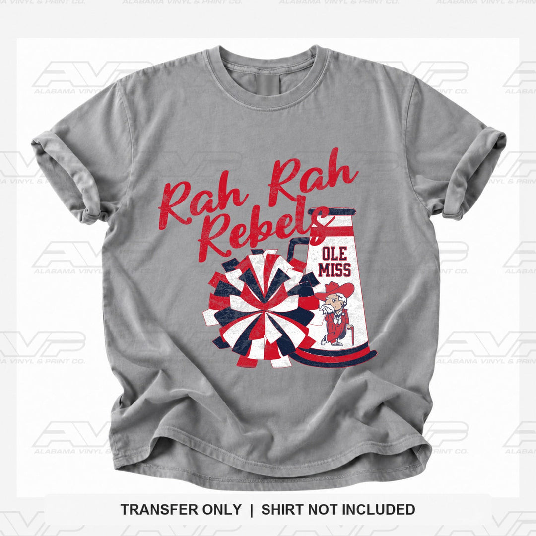Rah Rah Rebels Ole Miss Alabama Vinyl