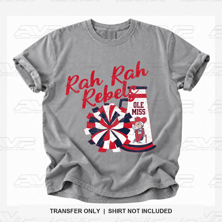 Rah Rah Rebels Ole Miss Alabama Vinyl