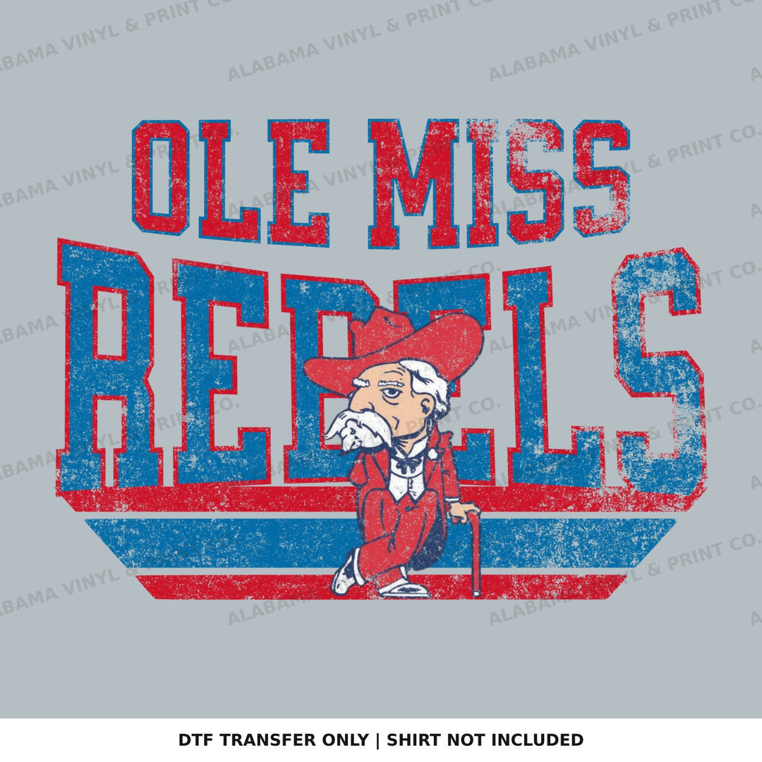 Ole Miss Rebels Alabama Vinyl