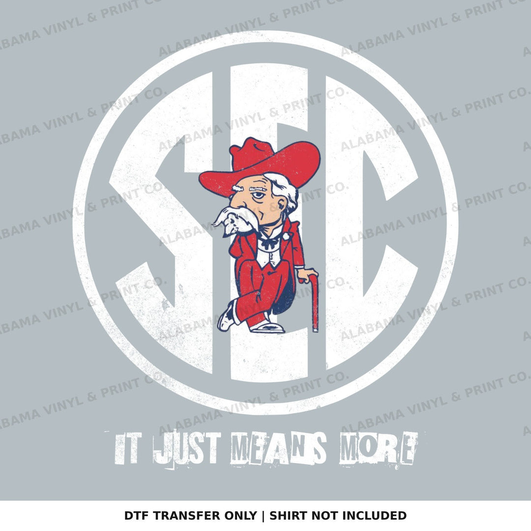 Ole Miss SEC REBELS Alabama Vinyl
