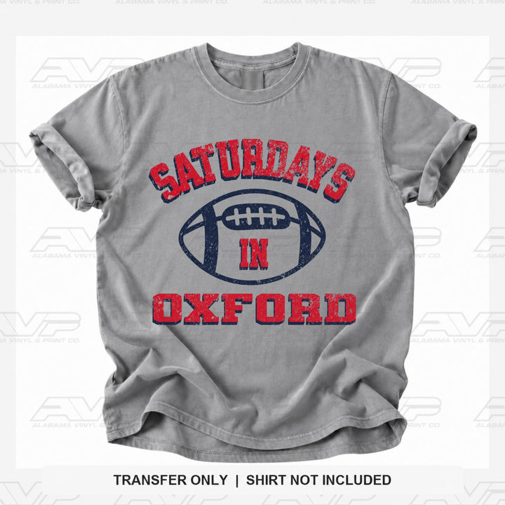 Ole Miss Saturdays in Oxford Alabama Vinyl
