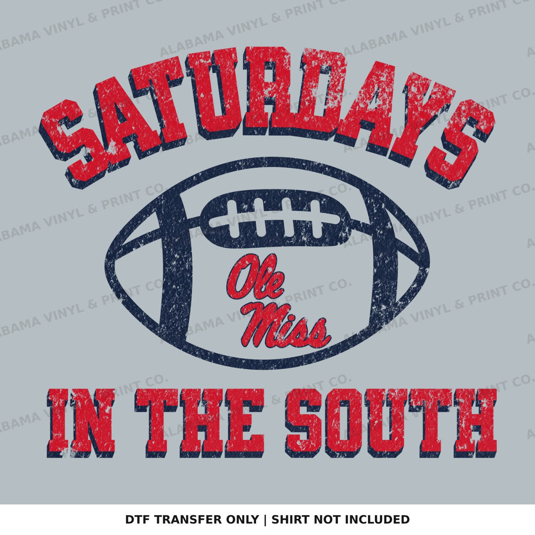 Saturdays - Ole Miss sec saturdays in the south Alabama Vinyl