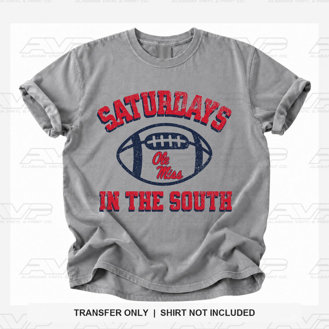 Saturdays - Ole Miss sec saturdays in the south Alabama Vinyl