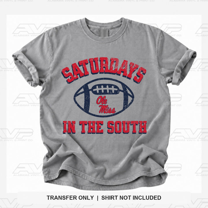 Saturdays - Ole Miss sec saturdays in the south Alabama Vinyl