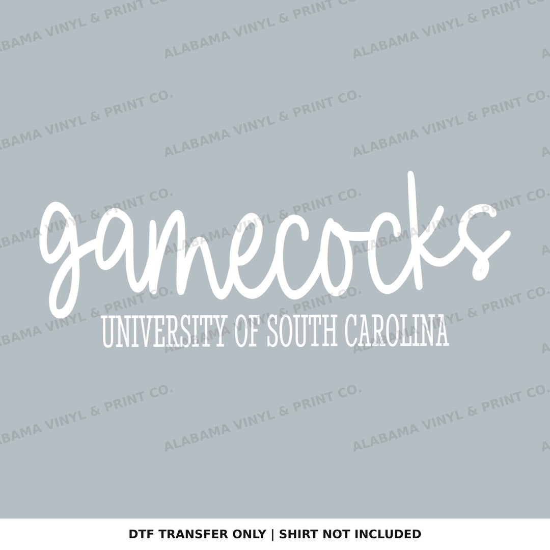 South Carolina Game Cocks Simplicity Alabama Vinyl