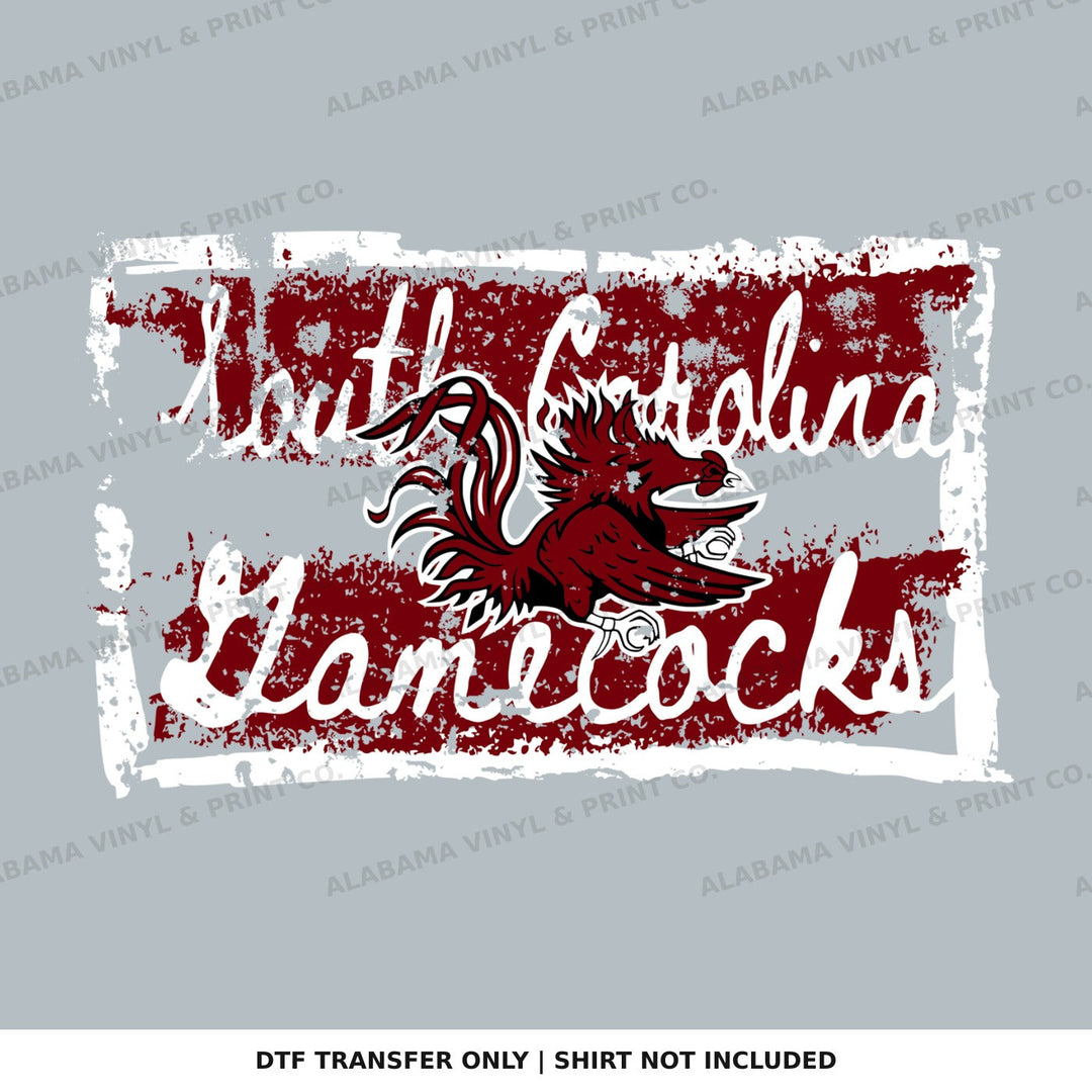 South Carolina Tattered & Torn Alabama Vinyl