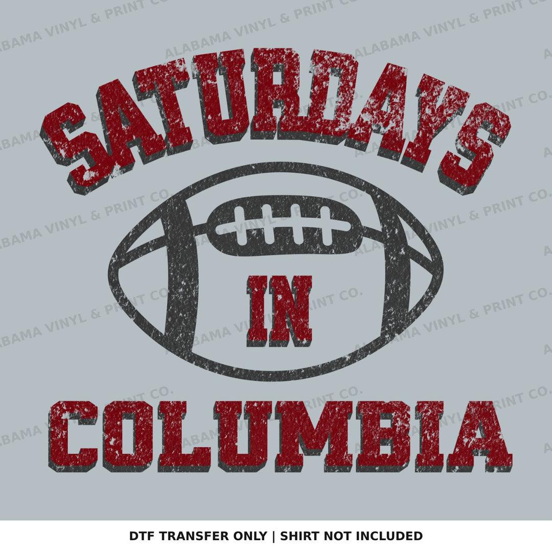 South Carolina Saturdays in Columbia Alabama Vinyl
