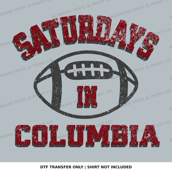 South Carolina Saturdays in Columbia Alabama Vinyl