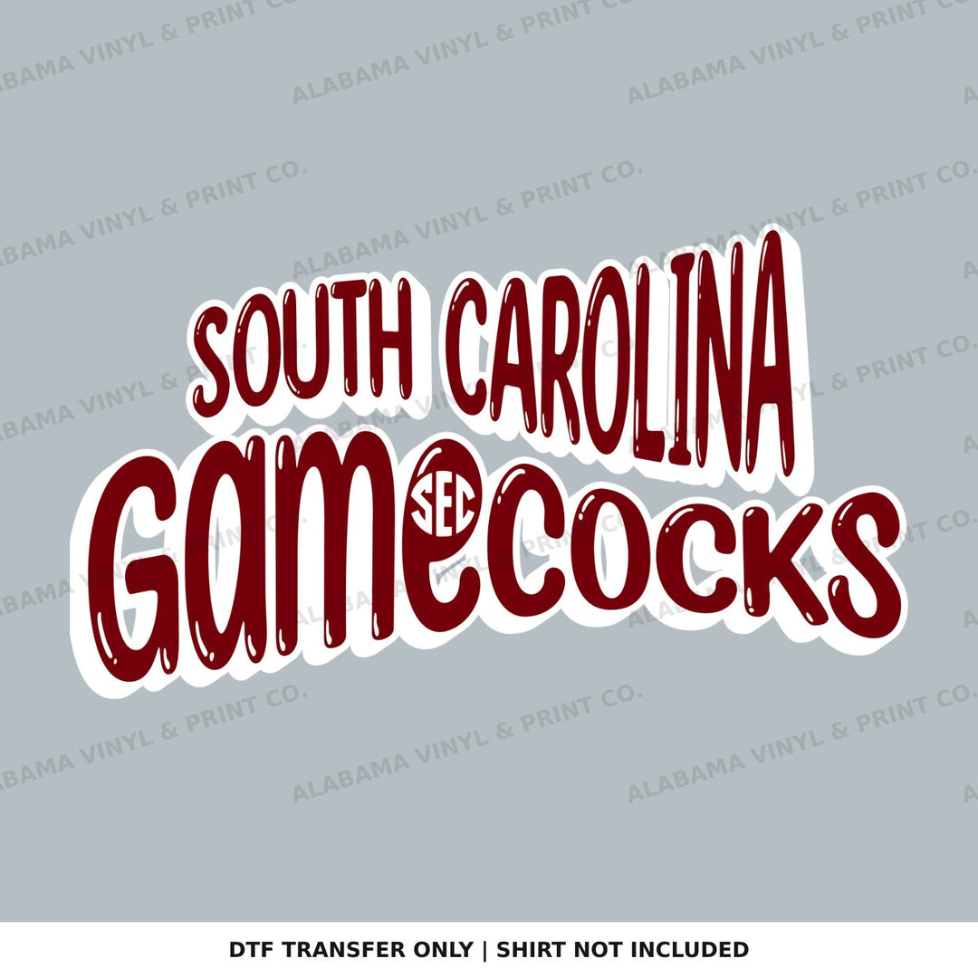 South Carolina SEC Fun & Funky Alabama Vinyl