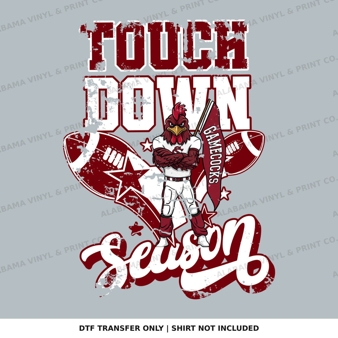 South Carolina SC Gamecoks Touchdown Season Alabama Vinyl