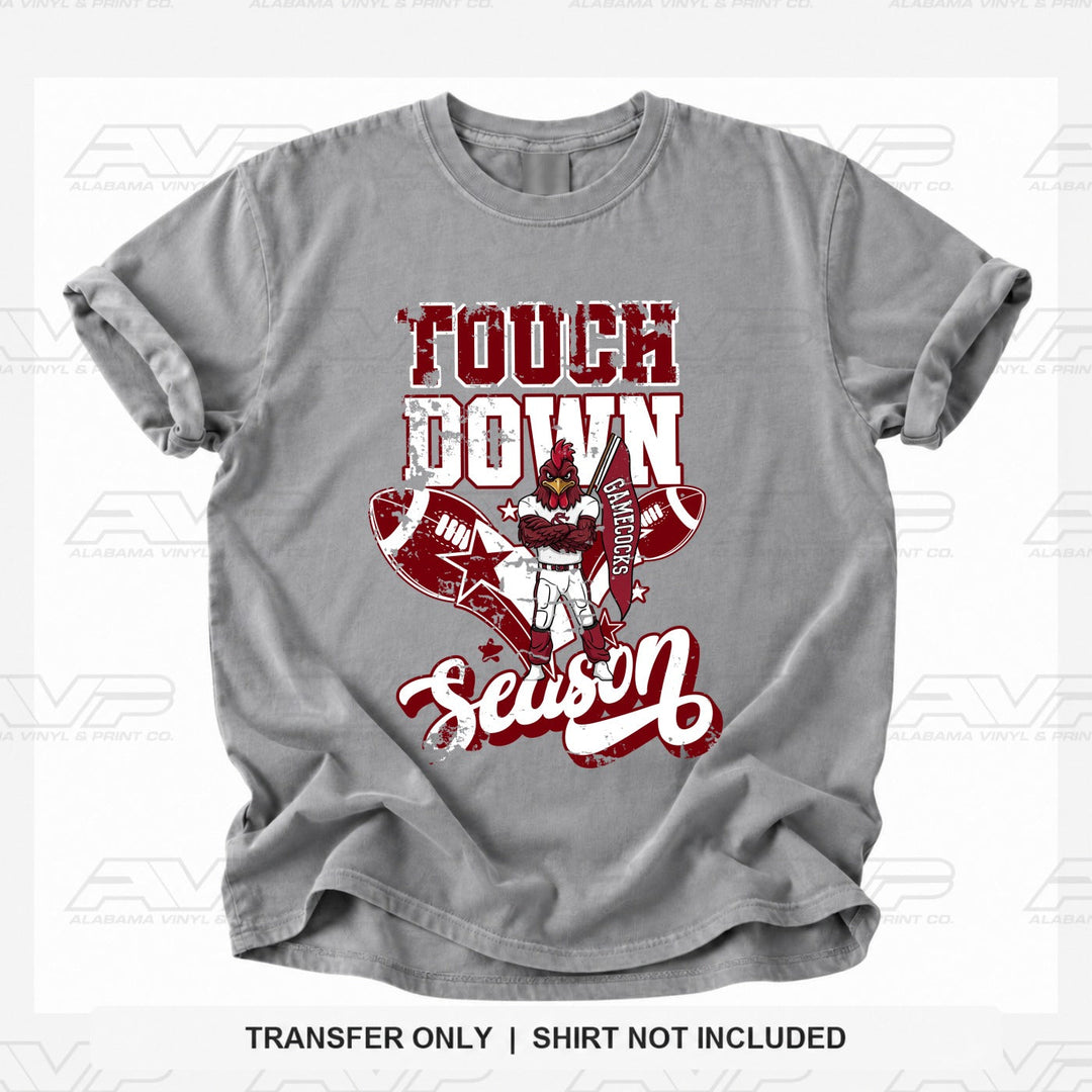 South Carolina SC Gamecoks Touchdown Season Alabama Vinyl
